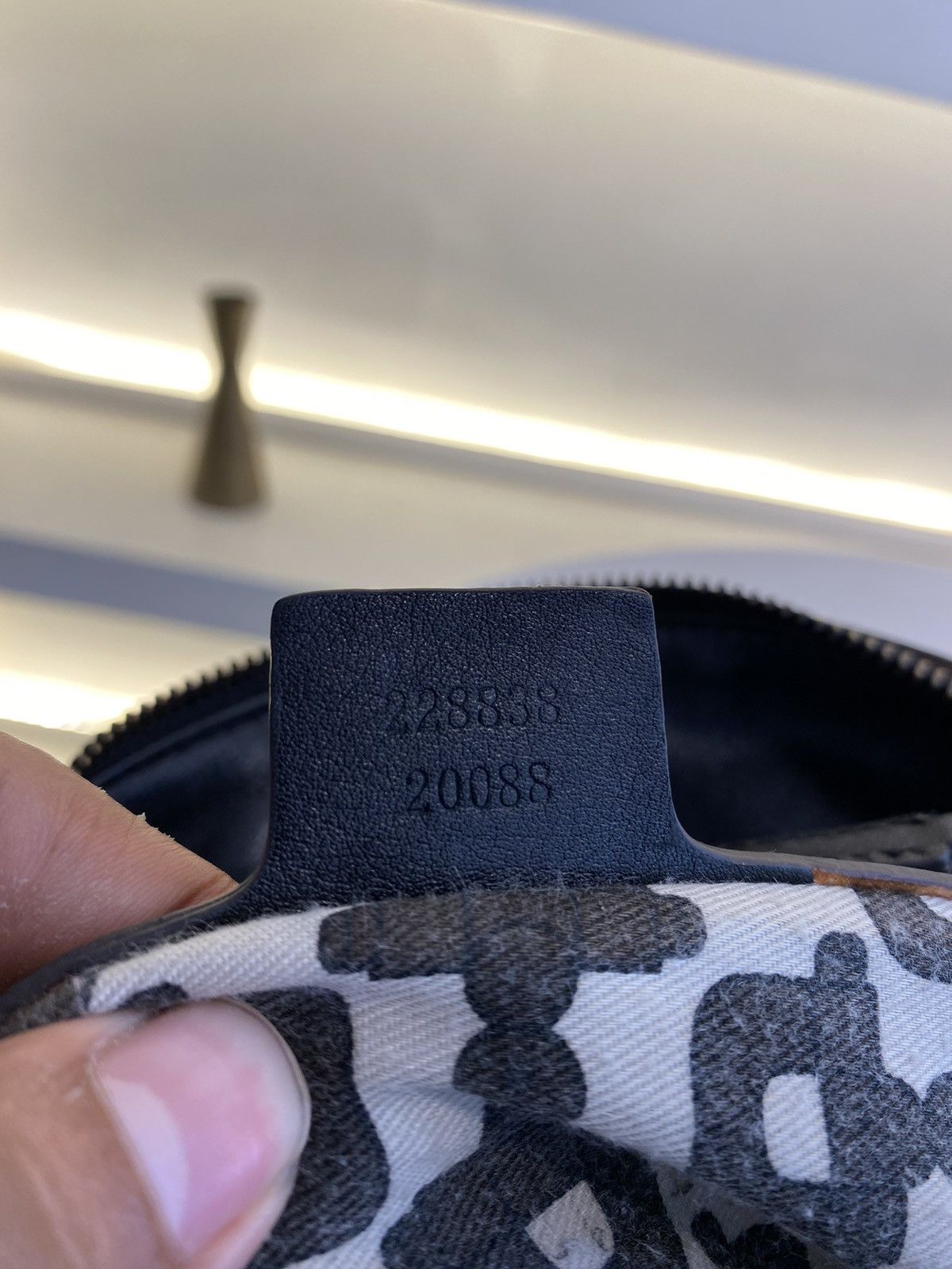 Gucci Gucci 228838 Medium Galaxy Black Leather 2Way Bag Size ONE SIZE - 6 Thumbnail