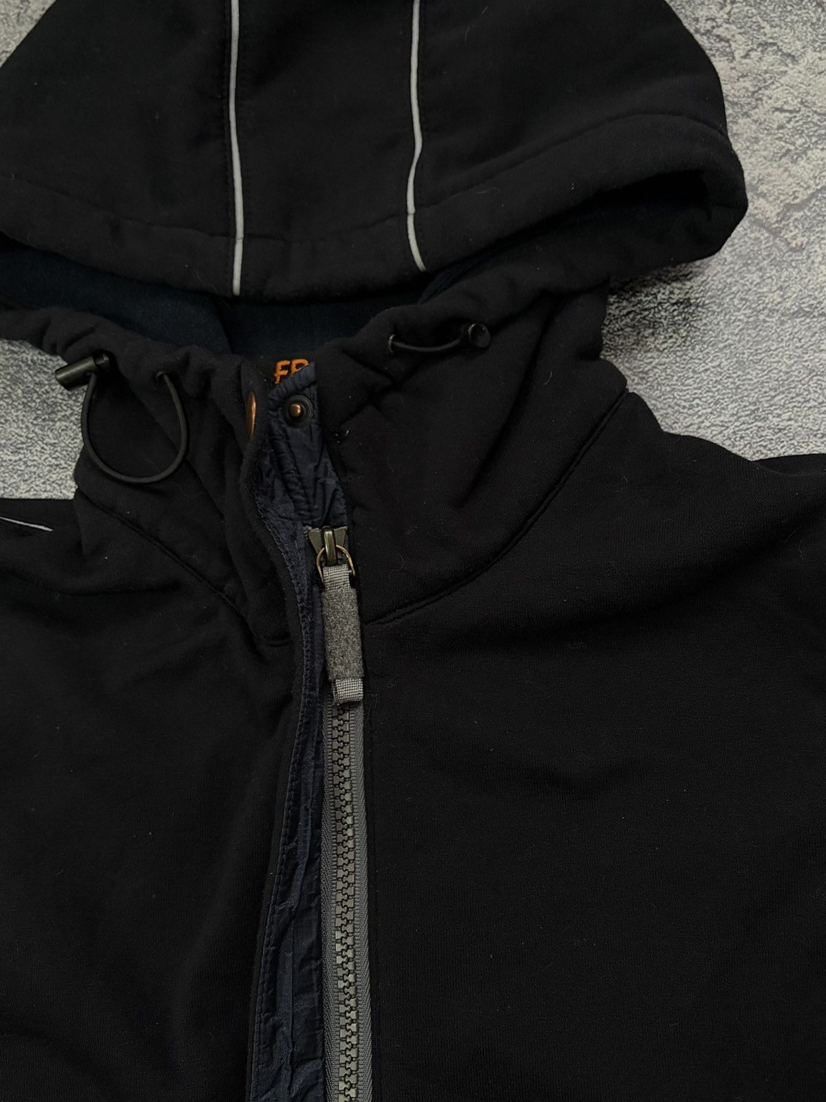 Frauenschuh FRAUENSCHUH Luxury Fleece Hoodie Black White Trim XS Size XS / US 0-2 / IT 36-38 - 10 Thumbnail