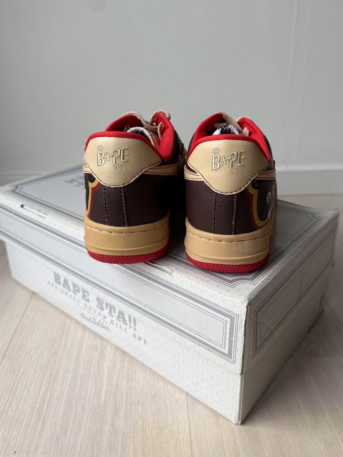 Bape 2007 Bapesta Low Kanye West College Drop Out Size US 8.5 / EU 41-42 - 5 Thumbnail