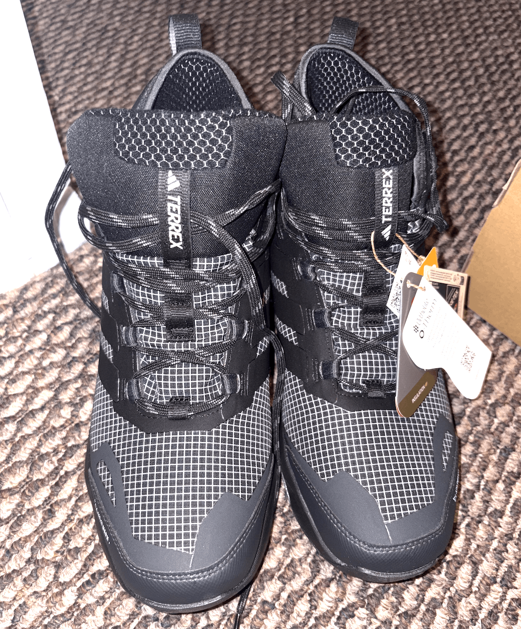 Adidas Adidas Terrex Skychaser AX5 GORE-TEX Mid Black Carbon Size US 10 / EU 43 - 3 Thumbnail