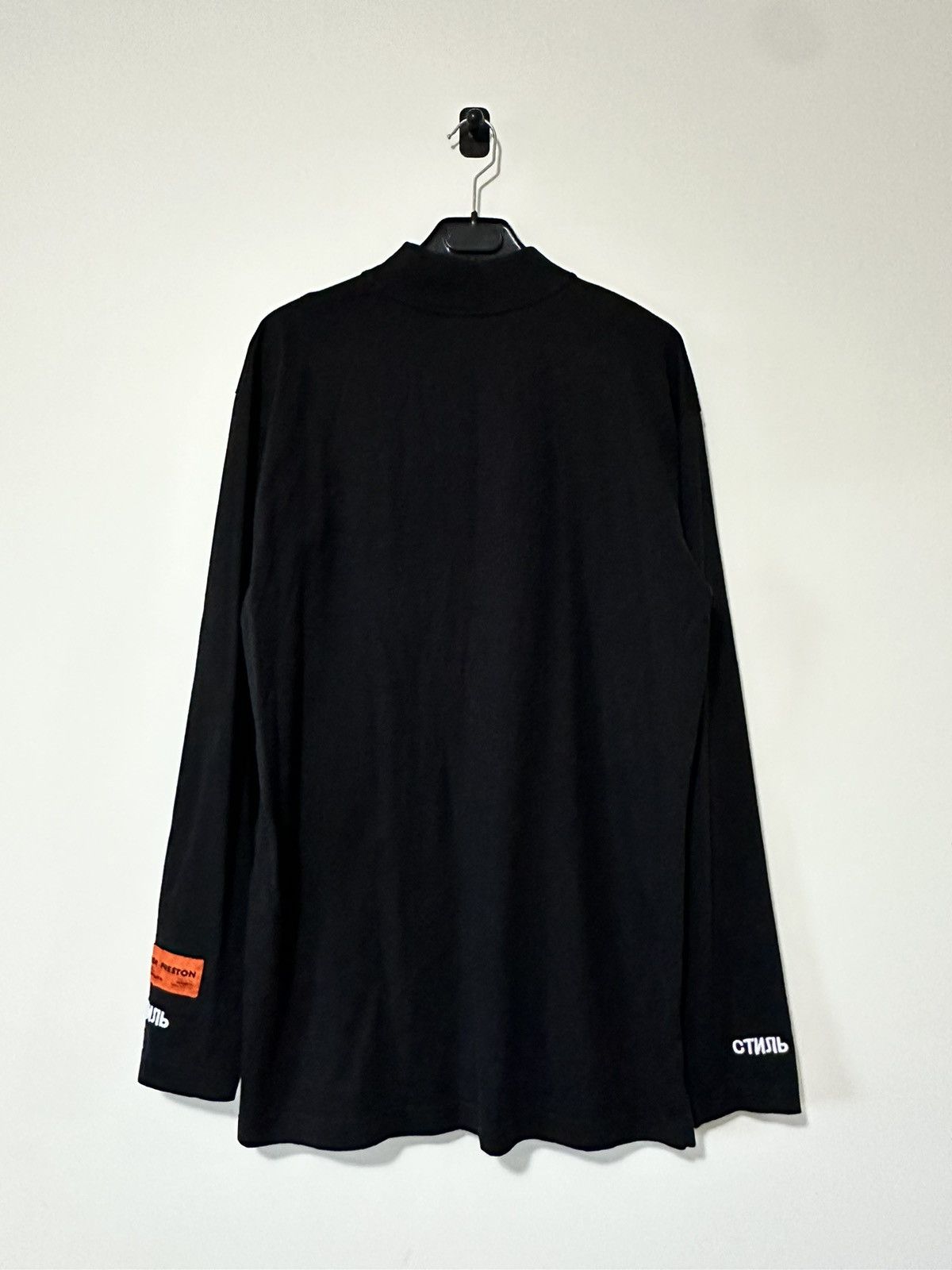Heron Preston heron preston black long-sleeve t-shirt Size US S / EU 44-46 / 1 - 2 Thumbnail