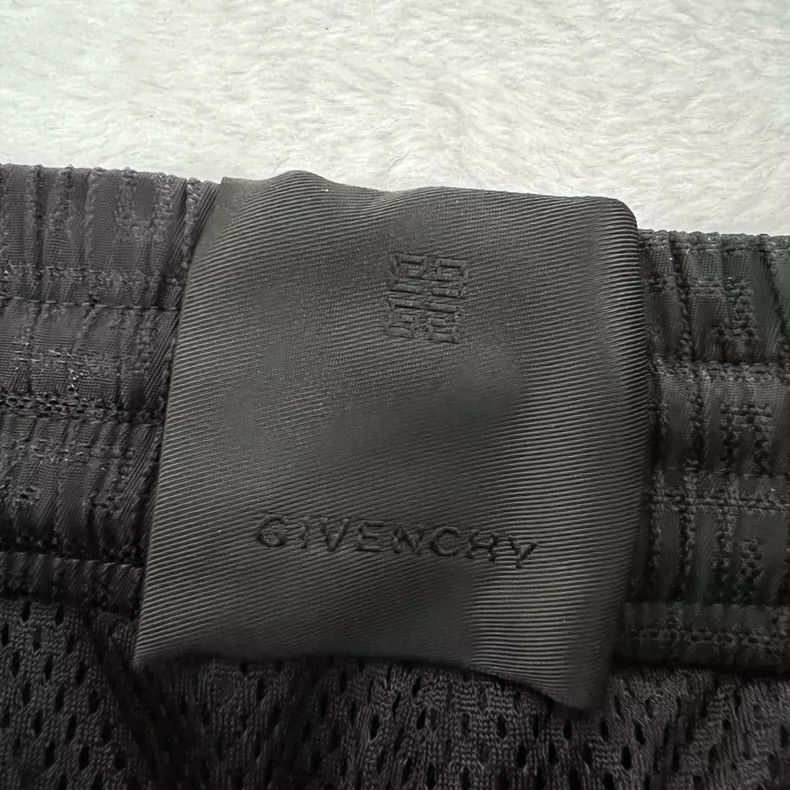 Givenchy Givenchy Size46 Black Jacquard Logo Printed Trousers Size US 31 - 4 Thumbnail