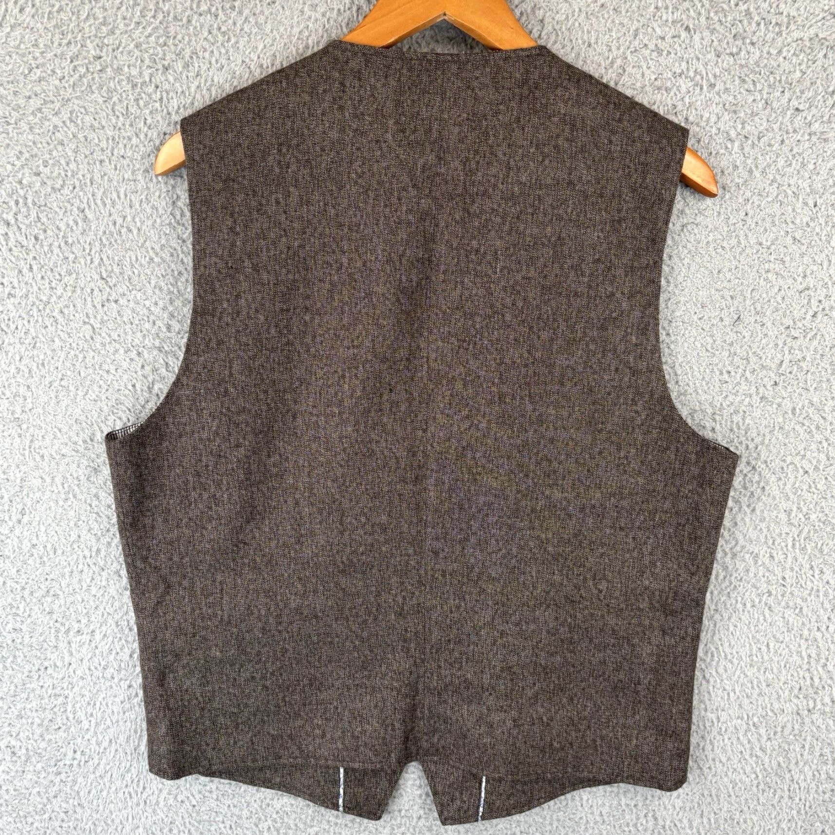 Joseph Abboud VINTAGE? Joseph Abboud Vest Mens Medium Brown Waistcoat Shirt? Size US M / EU 48-50 / 2 - 4 Thumbnail