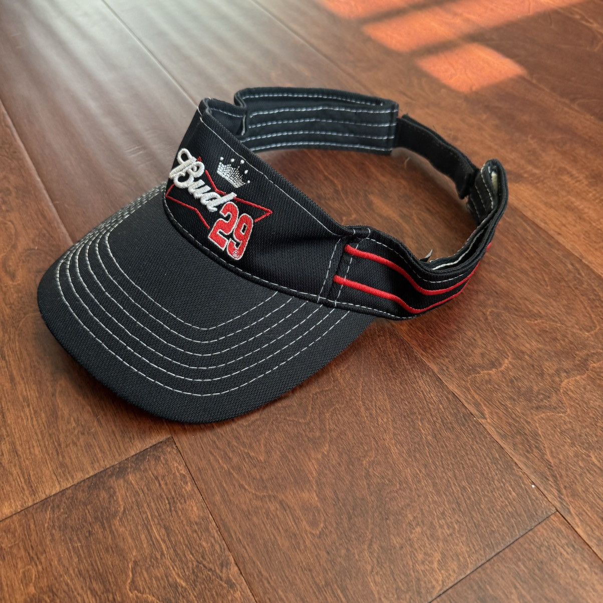Chase Authentics Vintage Budweiser NASCAR #29 Kevin Harvick visor Size ONE SIZE - 1 Thumbnail