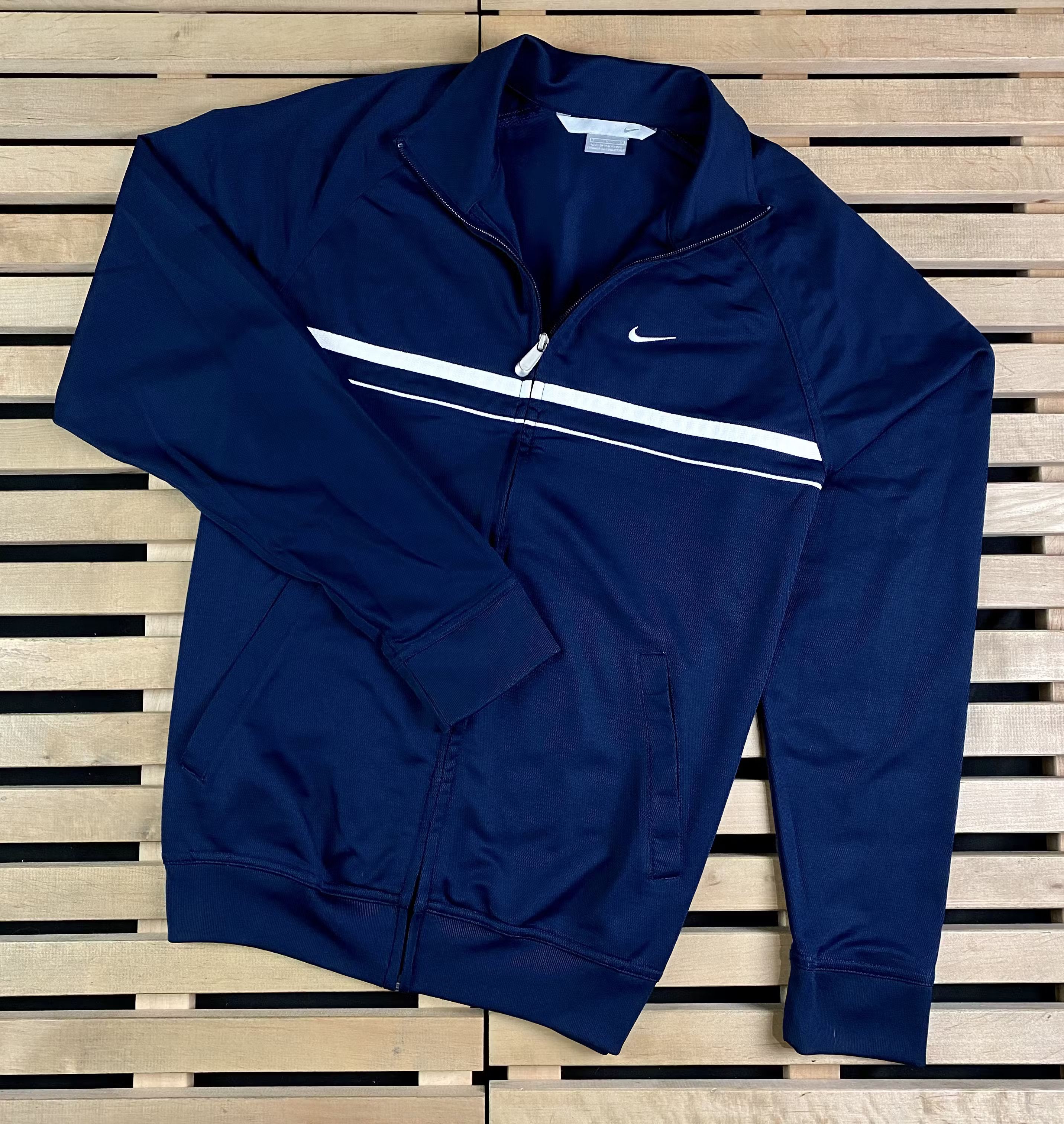 Nike × Vintage Mens Nike Vintage Track Jacket Size L Size US L / EU 52-54 / 3 - 1 Thumbnail