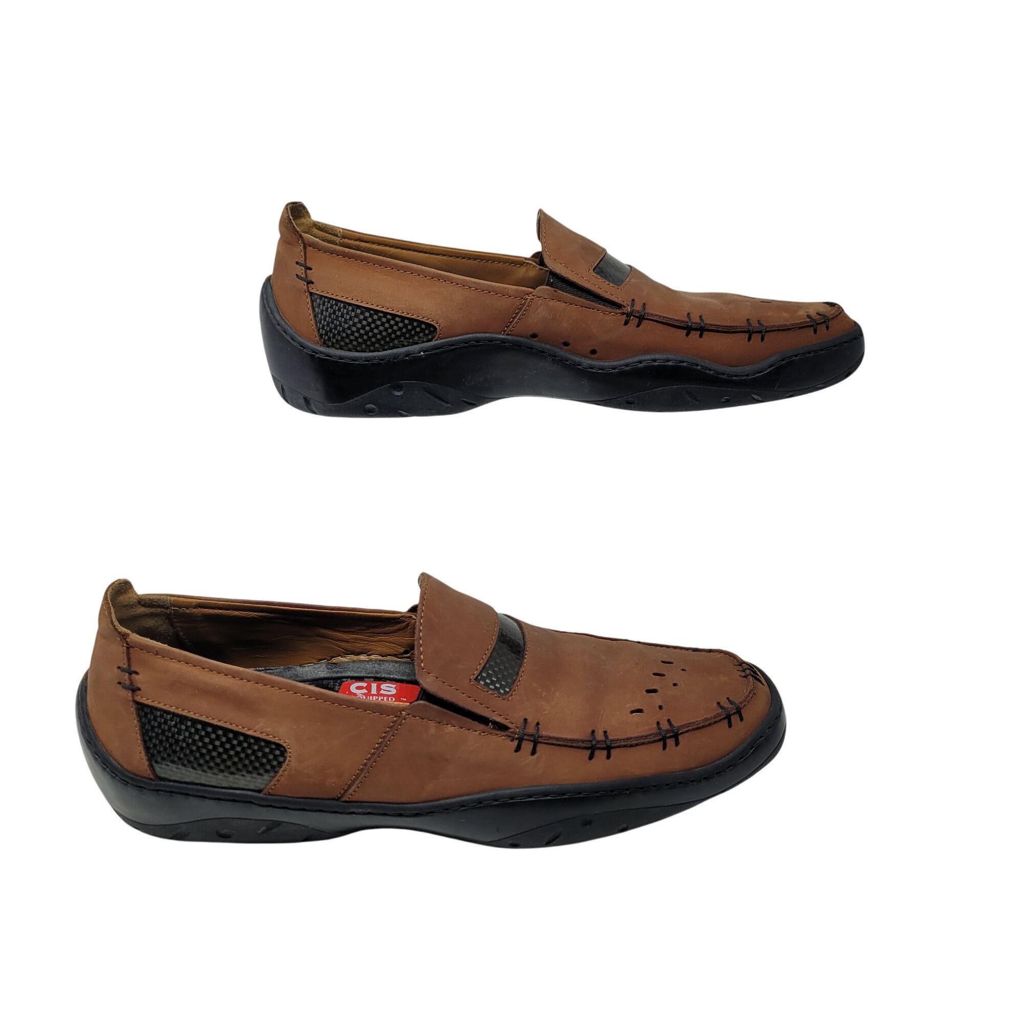 Michael Toschi Michael Toschi Mens Mach 8284 Leather Driving Loafers Brown Size US 9 / EU 42 - 5 Thumbnail
