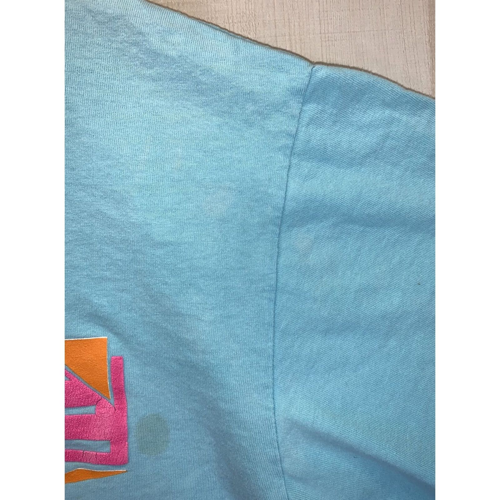 Bugle Boy VINTAGE Bugle Boy Shirt Mens L Blue Knit Collar 90s Graphic Tee Short Sleeve Cotton Large-8692 Size US L / EU 52-54 / 3 - 7 Thumbnail