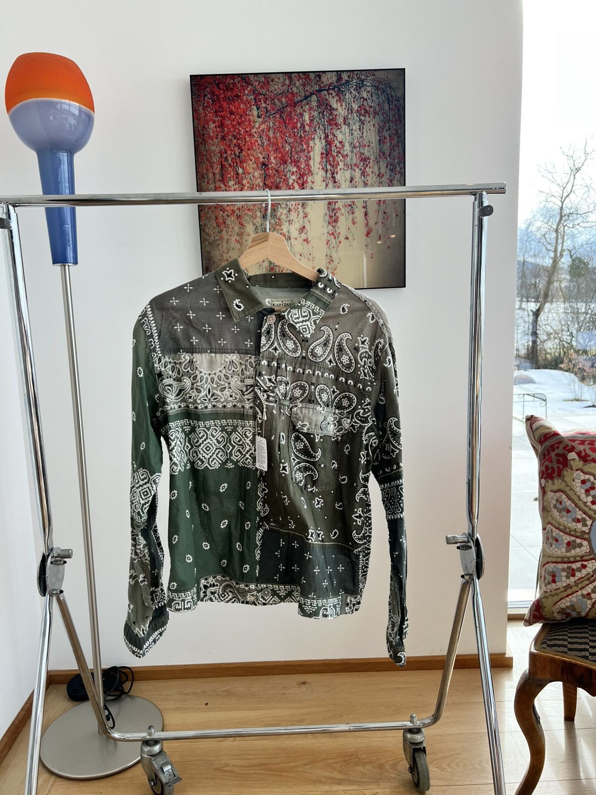 Kapital Kapital Patchwork Bandana Print shirt Size US XL / EU 56 / 4 - 2 Thumbnail