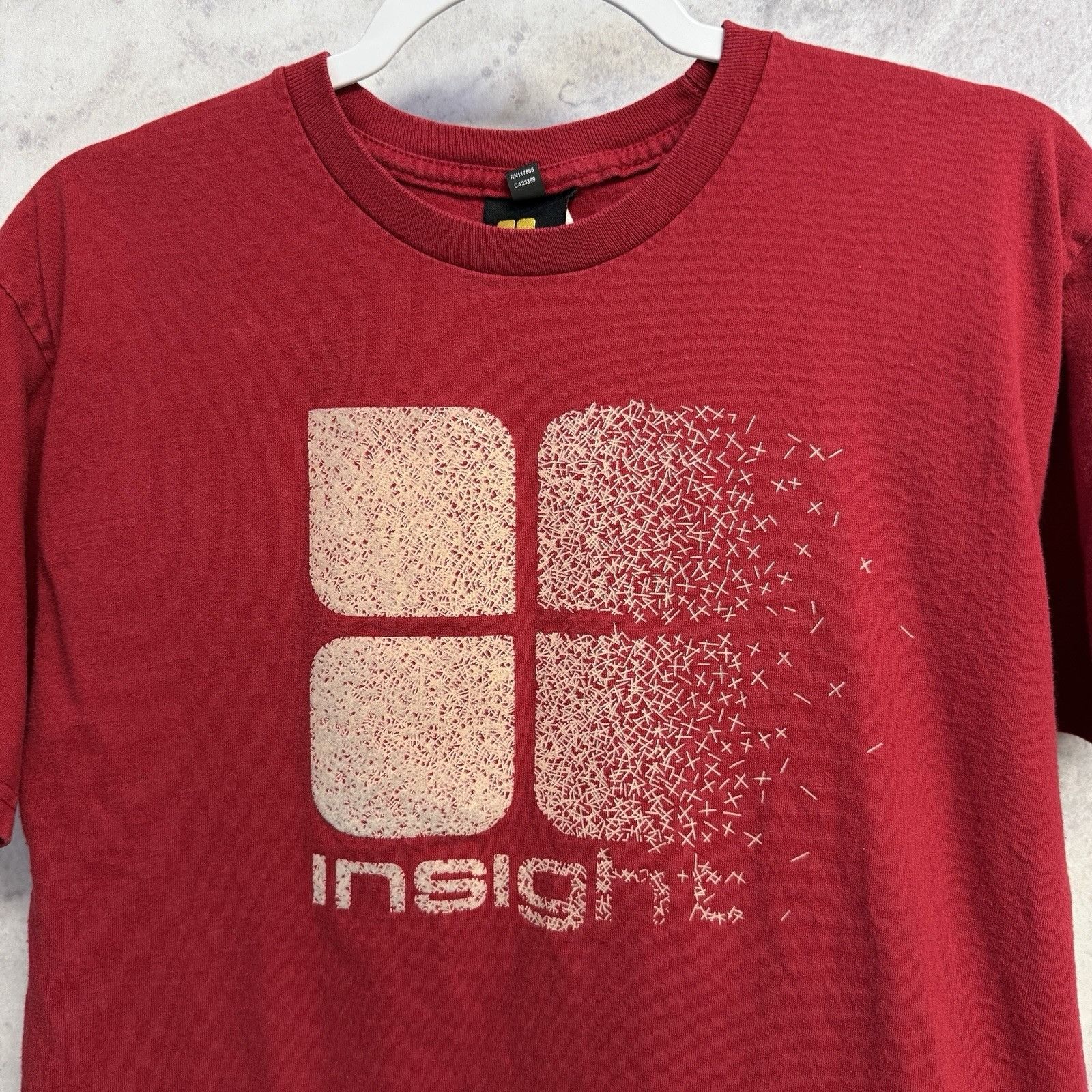 Insight × Vintage Vintage Insight Skate T Shirt Mens Medium Red Short Sleeve S Size US M / EU 48-50 / 2 - 1 Thumbnail