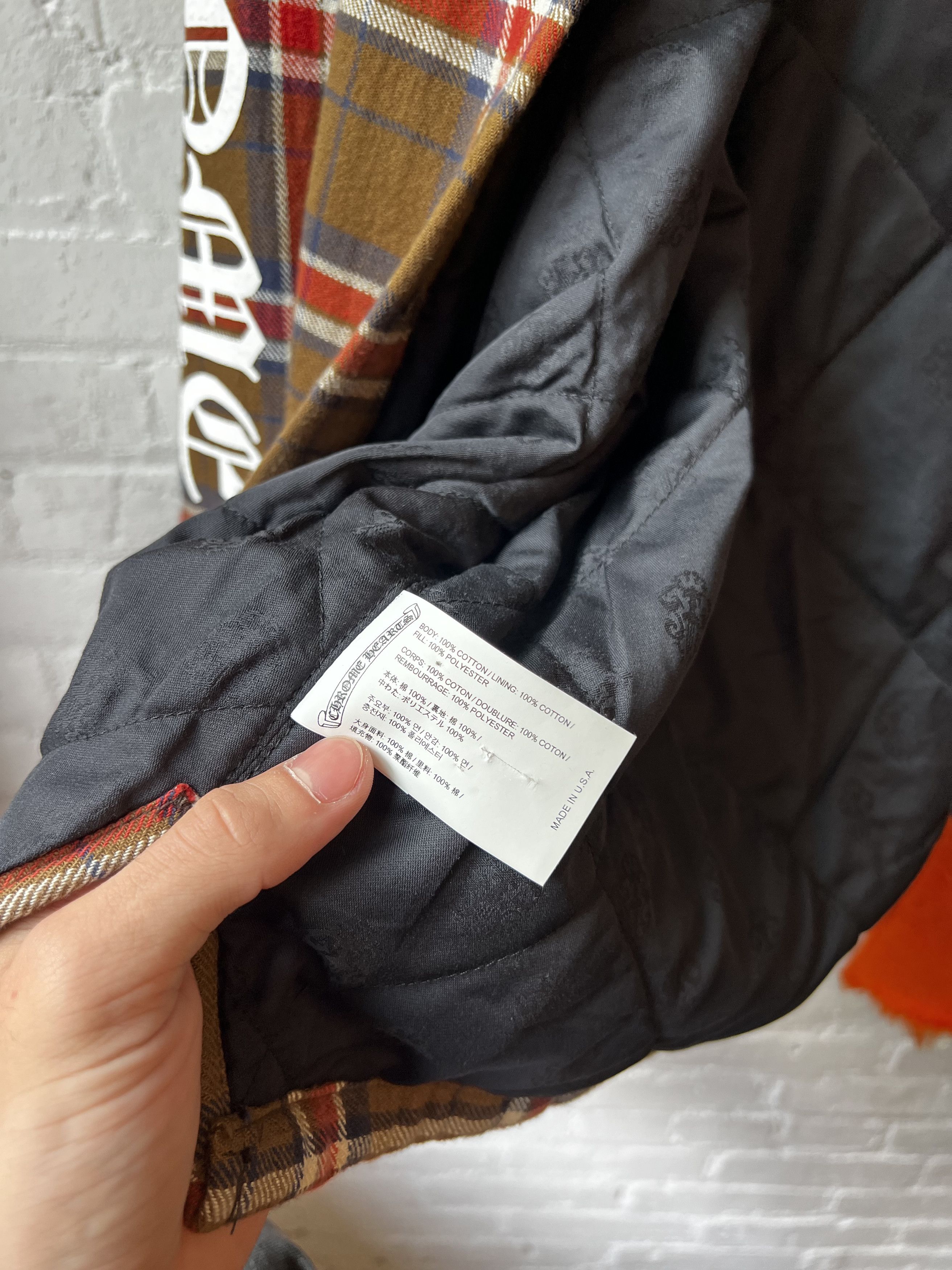 Chrome Hearts Chrome Hearts Flannel XXL Jacket 4G SELLER Size US XXL / EU 58 / 5 - 13 Thumbnail