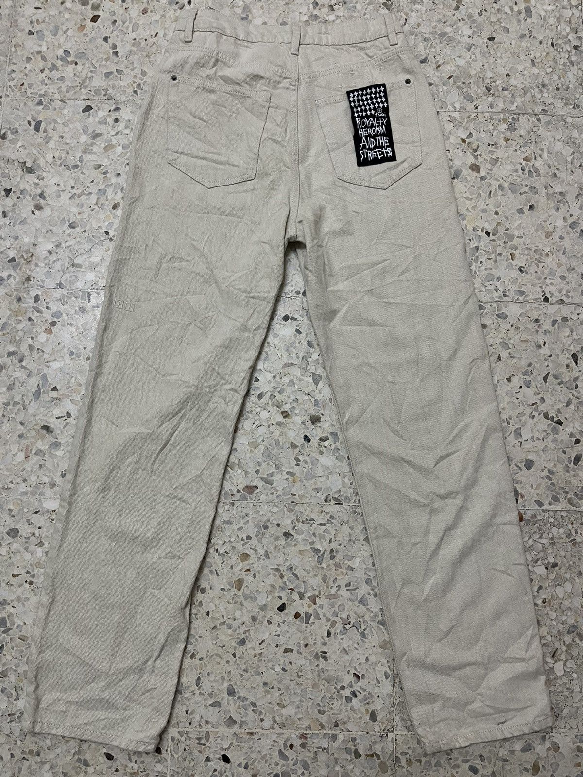 Ksubi Ksubi “Royalty Heroism and The Streets” Beige Jeans Size US 28 / EU 44 - 1 Thumbnail