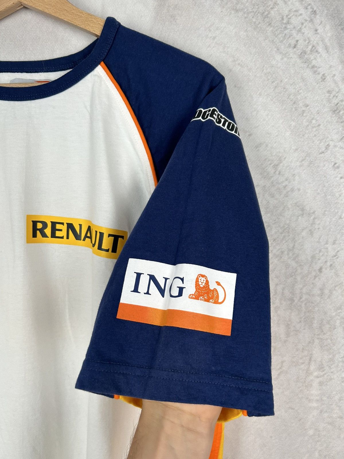 Formula 1 Vintage Renault Racing Motorsport Graphic Tee 90s Y2K Size US XL / EU 56 / 4 - 6 Thumbnail