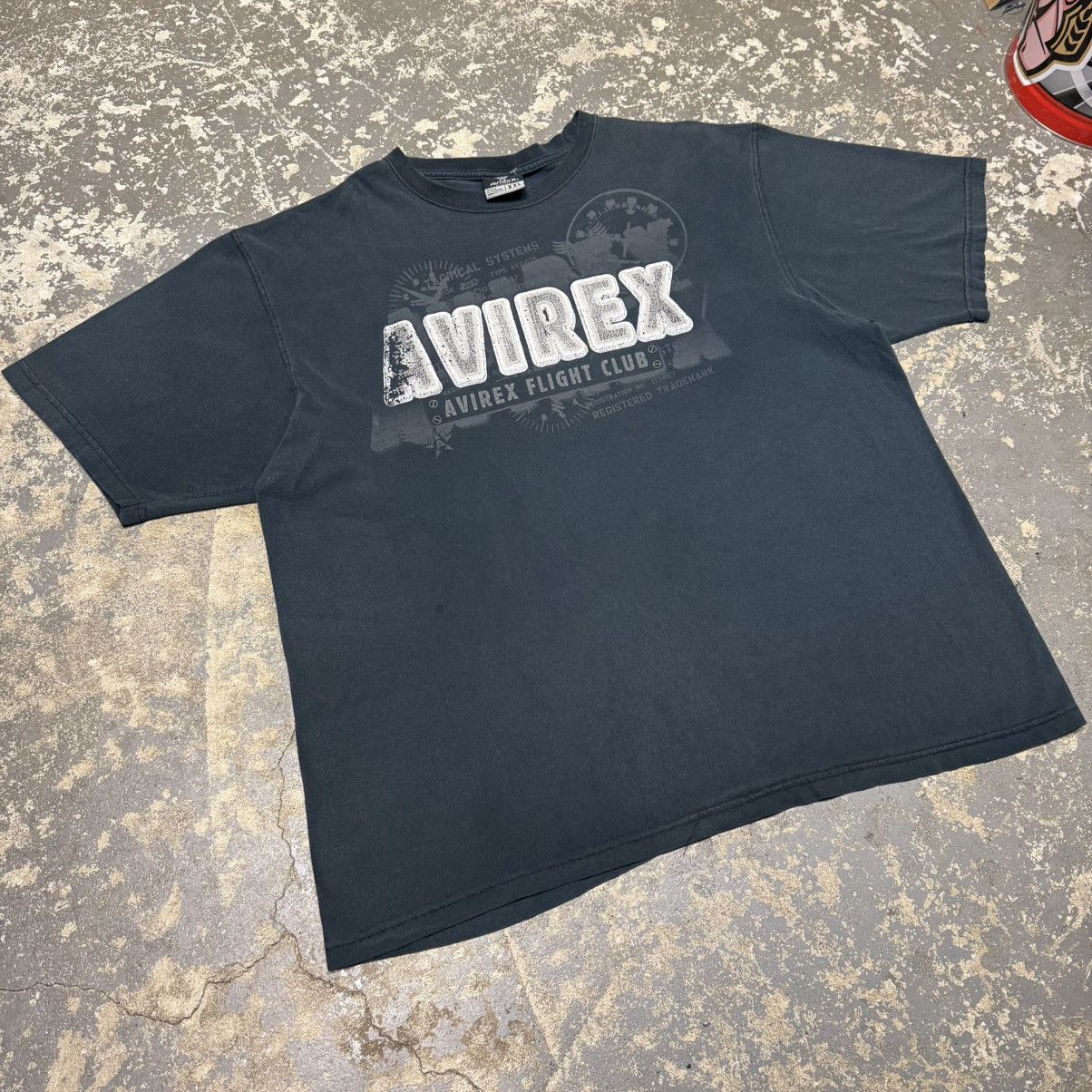 Avirex Vintage Avirex Black Graphic Tshirt Size US XXL / EU 58 / 5 - 6 Thumbnail