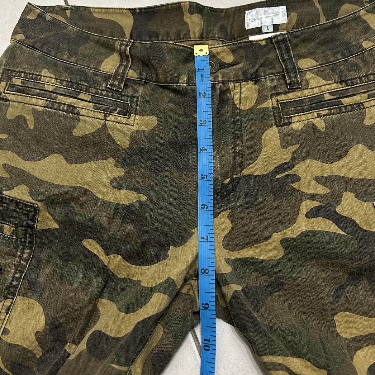 Takeo Kikuchi Takeo Kikuchi Camo Cargo Pants Size 29" - 15 Thumbnail