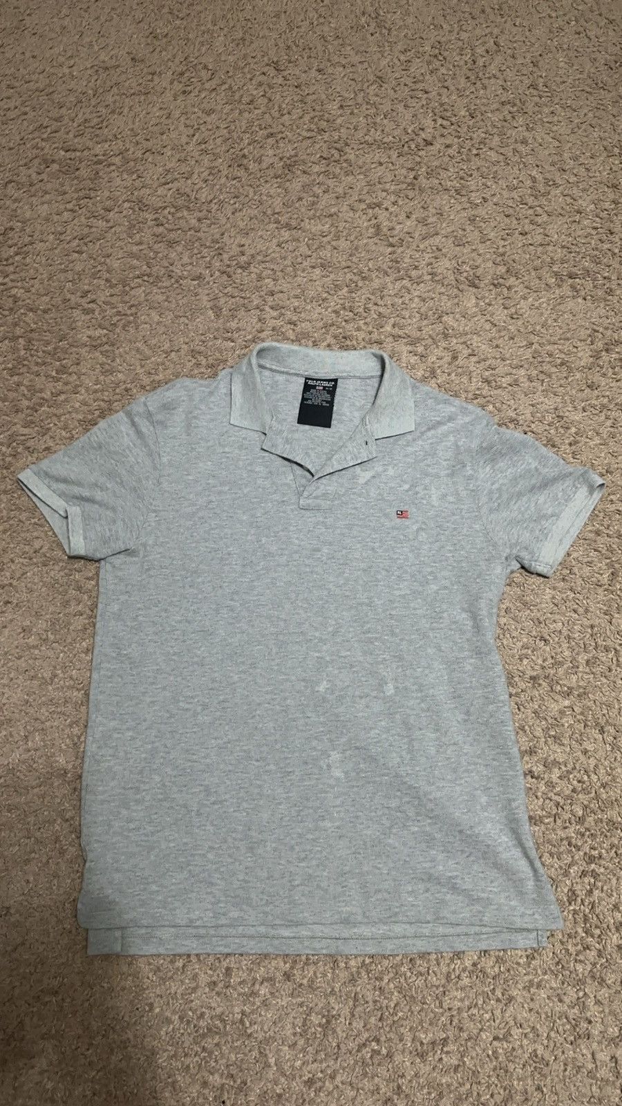 Polo Ralph Lauren Polo Ralph Lauren grey vintage polo shirt used Size Medium Size US M / EU 48-50 / 2 - 1 Thumbnail