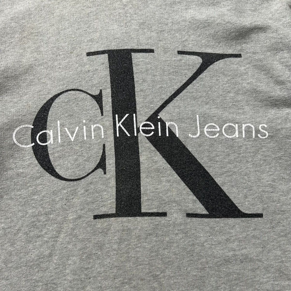 Calvin Klein Vintage Calvin Klein Big Logo Hoodie Size M / US 6-8 / IT 42-44 - 3 Thumbnail
