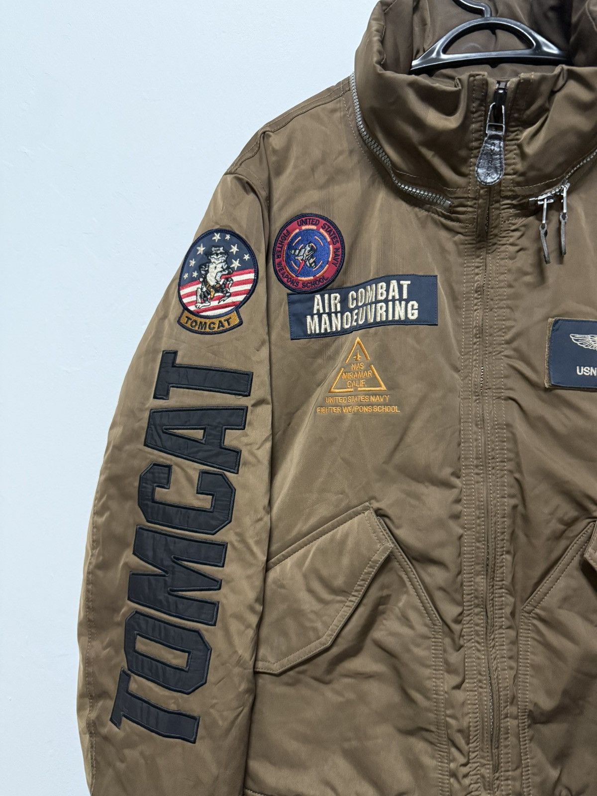 Avirex Avirex Hangar Flight Jacket MA-1 Top Gun Tomcat Bomber Size US XXL / EU 58 / 5 - 5 Thumbnail