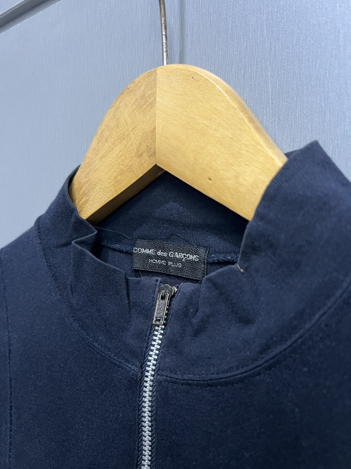 Comme des Garcons Vintage 90s Comme Des Garcons Homme Plus Half Zip Longsleeve Size US M / EU 48-50 / 2 - 6 Thumbnail