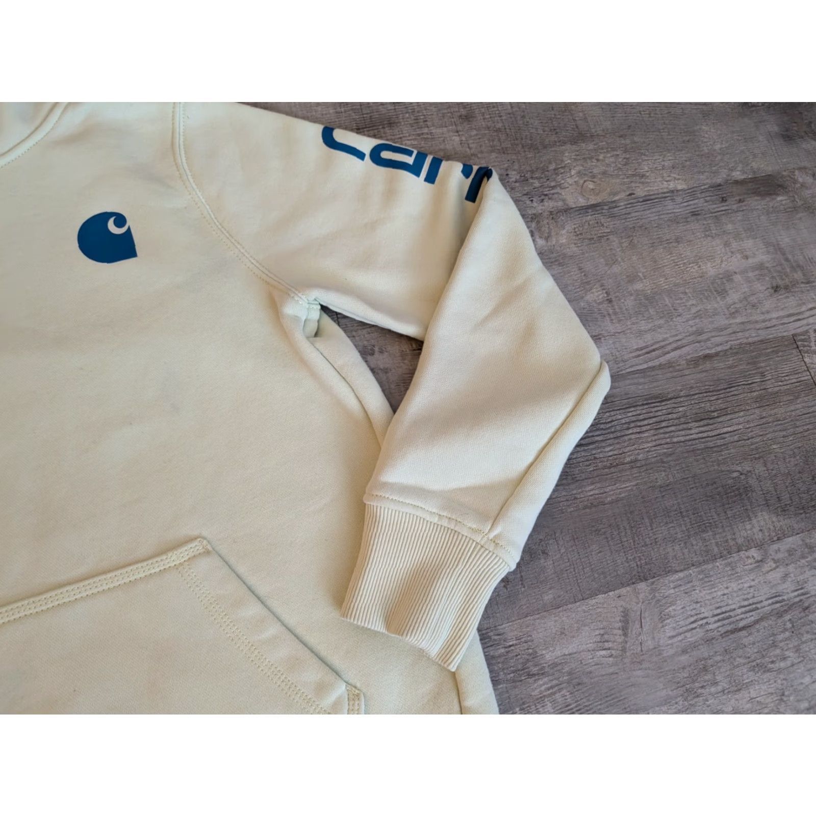 Carhartt VINTAGE? No, not vintage. Carhartt Midweight Hoodie Women's Small Light Green Fleece Relaxed Fit 102791 Size S / US 4 / IT 40 - 3 Thumbnail