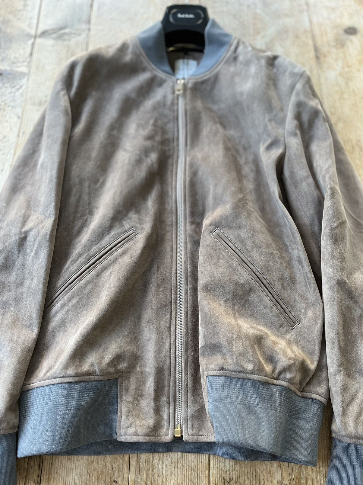 Paul Smith Paul Smith Taupe Beige Suede Bomber Jacket BNWT Small Size US S / EU 44-46 / 1 - 3 Thumbnail