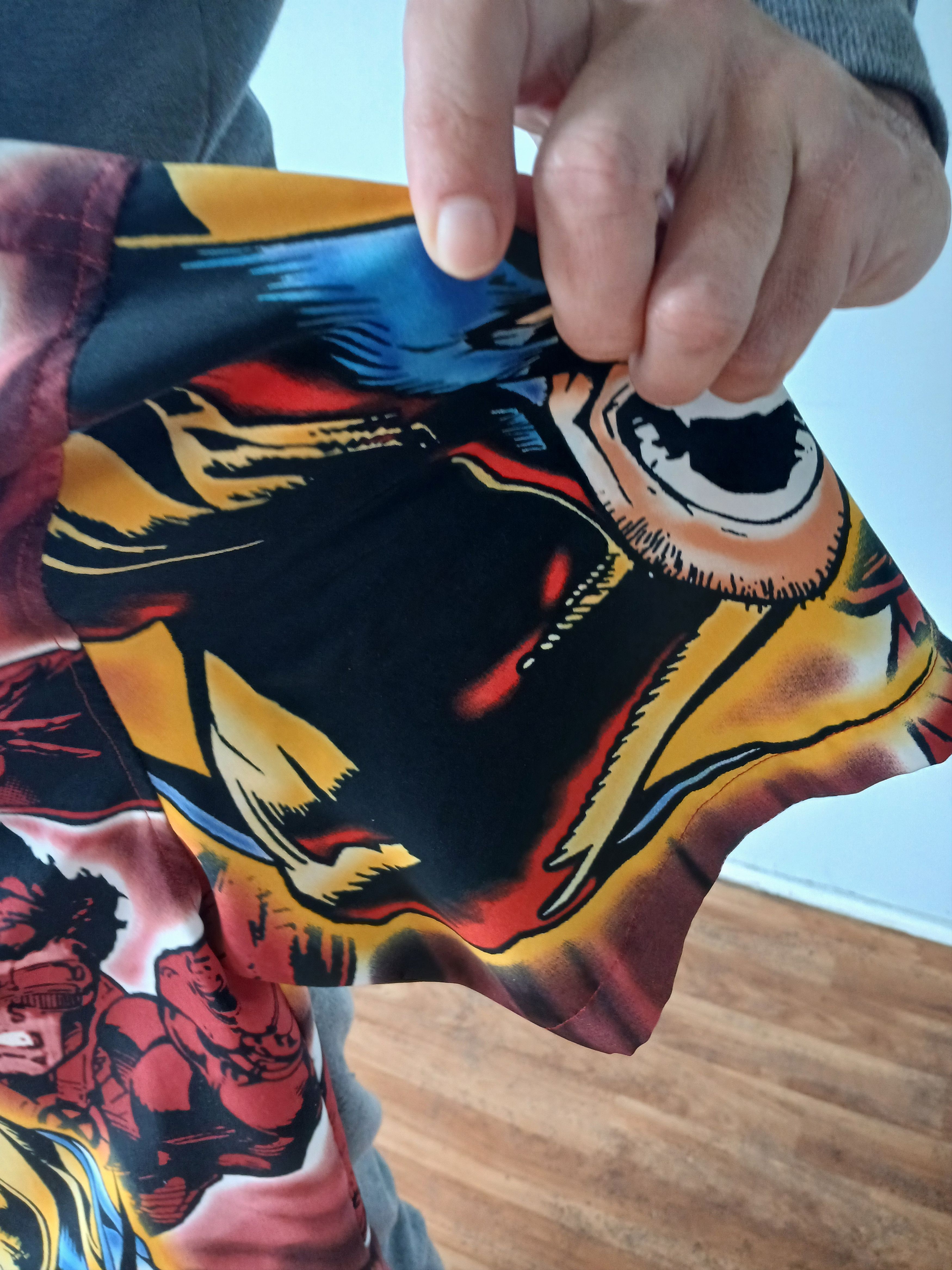 Marvel Comics VINTAGE Marvel X-Men Wolverine 2001 Button Shirt Over Print Size US M / EU 48-50 / 2 - 4 Thumbnail