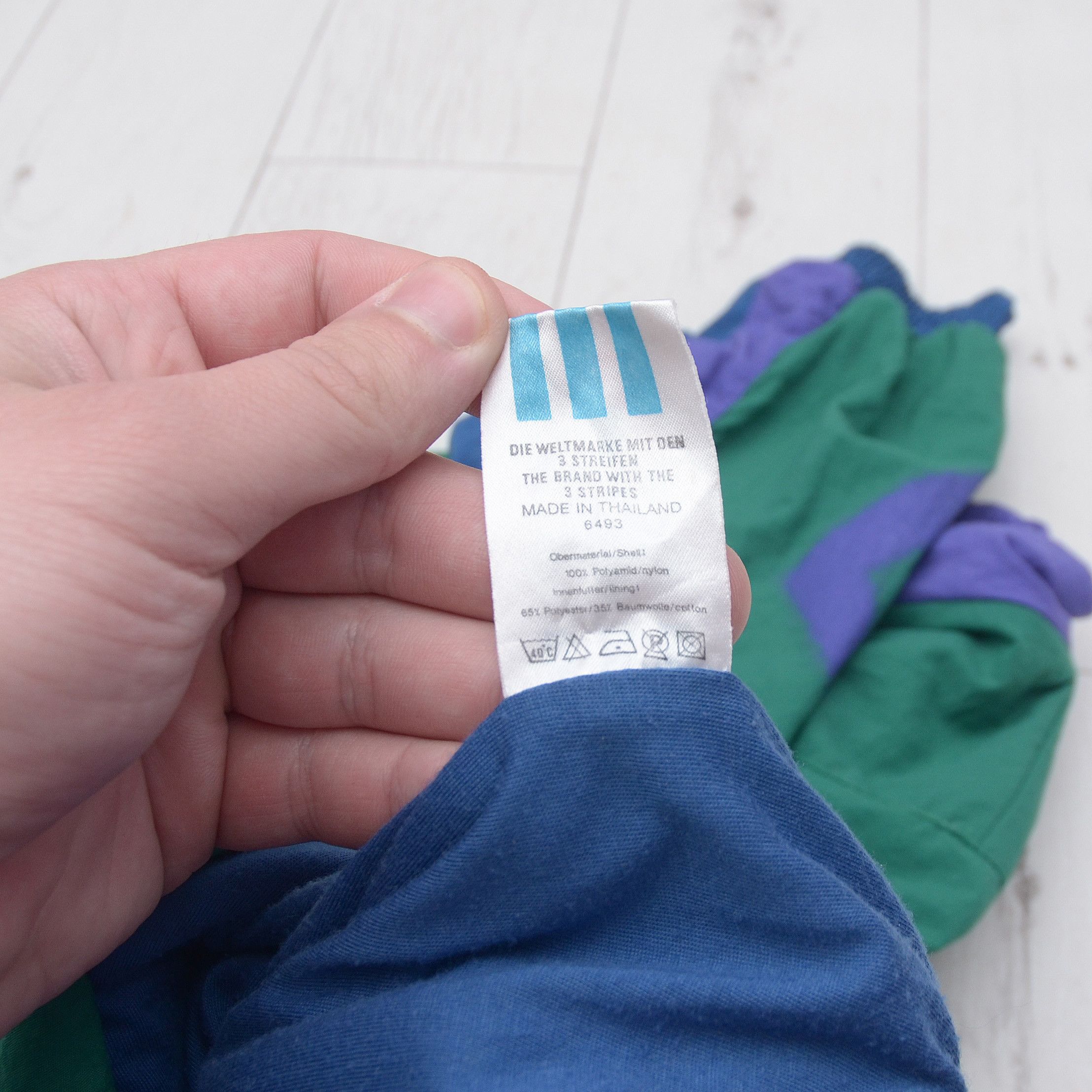 Adidas × Vintage Vintage 90s Adidas Tracksuit Set Track Jacket Pants M-S Rare Size 48R - 16 Thumbnail