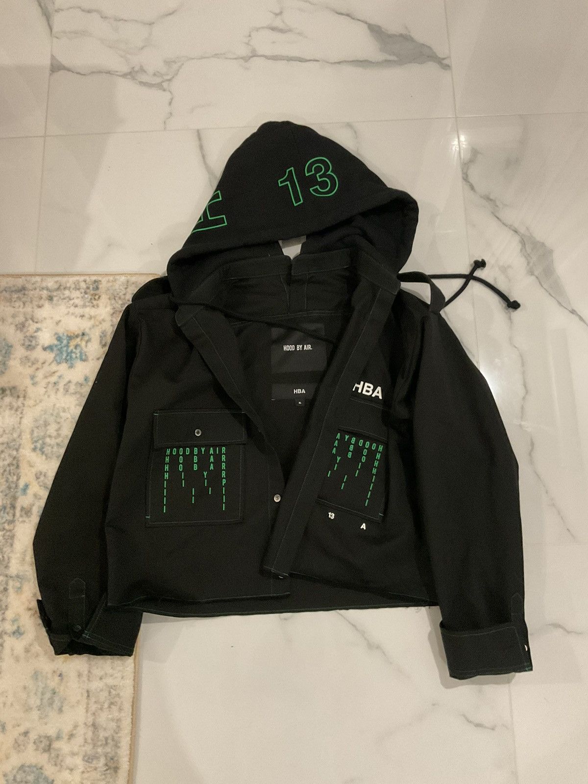 Hood By Air Hood by air trucker sweatshirt two way hoodie Size US XL / EU 56 / 4 - 2 Thumbnail