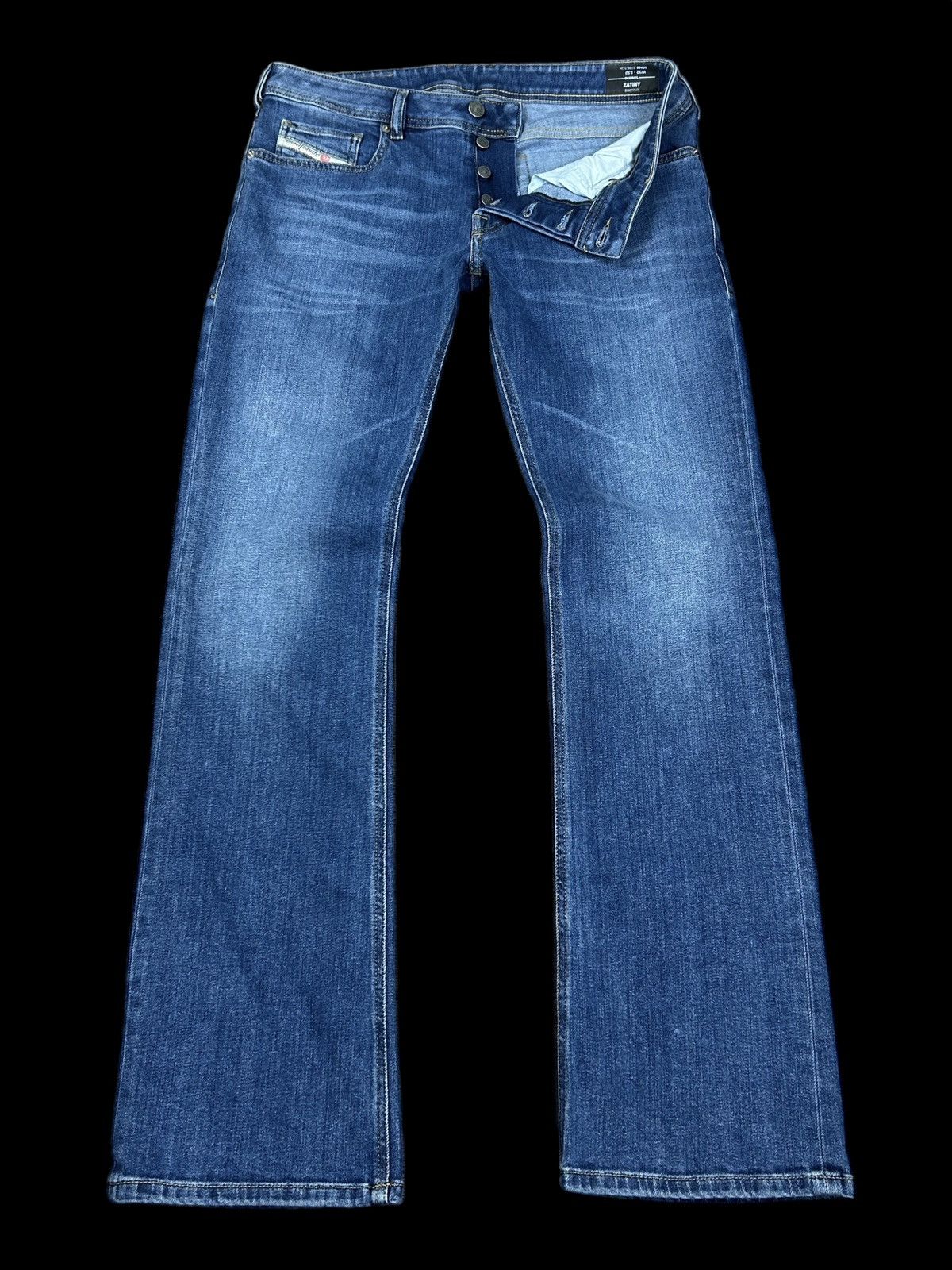 Diesel Diesel Stone Wash Zatiny BootCut Flare Jeans Size US 32 / EU 48 - 2 Thumbnail