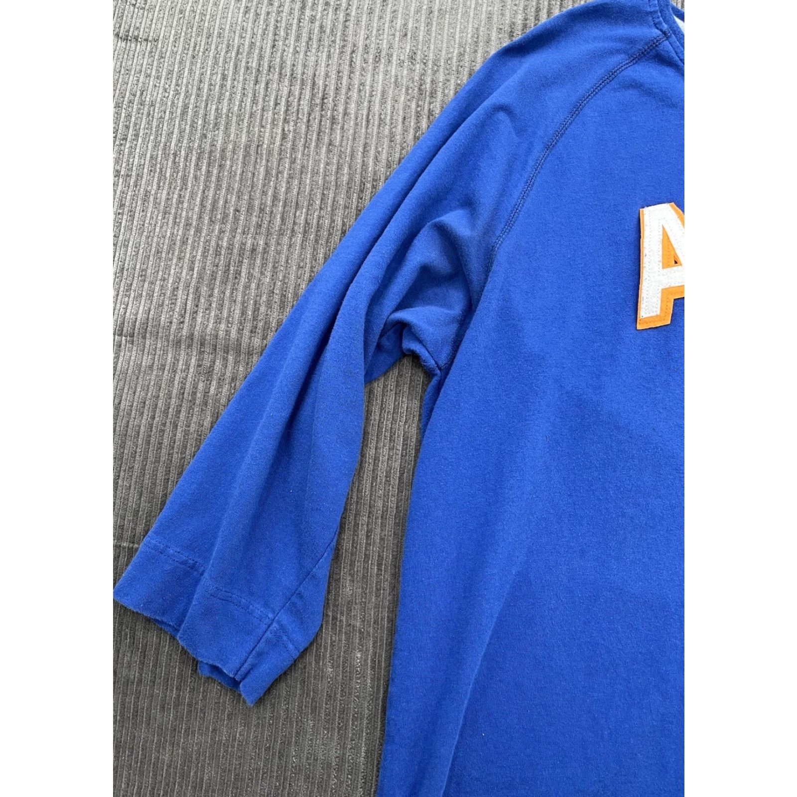 Vintage Akoo Spellout Pullover Sweater Men 4XL Blue Cotton Casual Outdoors Crew Neck Long Sleeve Pullover Casual Seasonal Winter Fall Mens Size US XXL / EU 58 / 5 - 6 Thumbnail