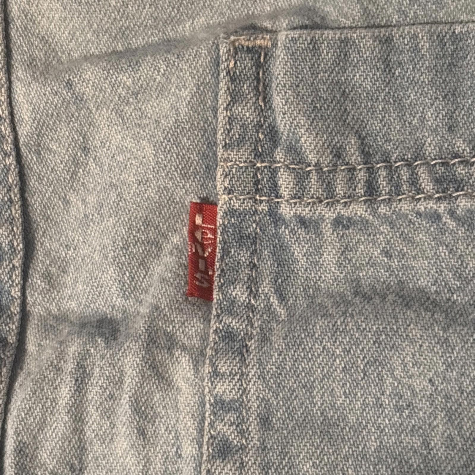 Levi's Levis Denim Jean Shirt Blue Long Sleeve Button Up Camp Men M Size US M / EU 48-50 / 2 - 5 Thumbnail