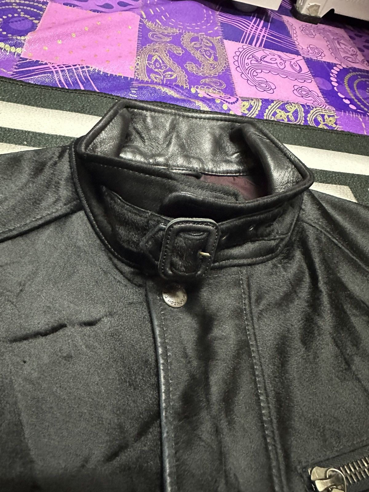 Harrods Harrods leather utility jacket Size US S / EU 44-46 / 1 - 8 Thumbnail