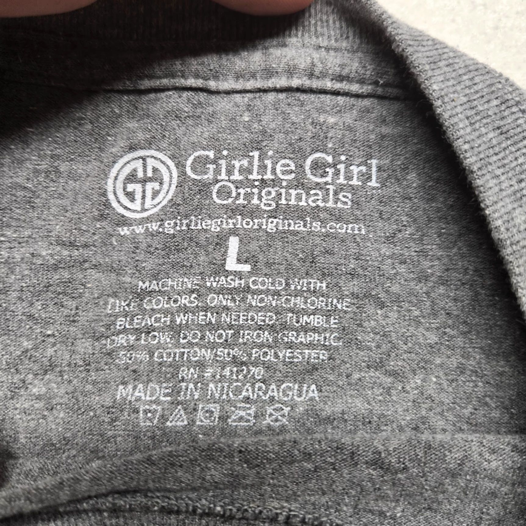 Vintage Girlie Girl T-Shirt Ladies L Gray Mama Bear Bandana Leopard Shirt Size L / US 10 / IT 46 - 3 Thumbnail