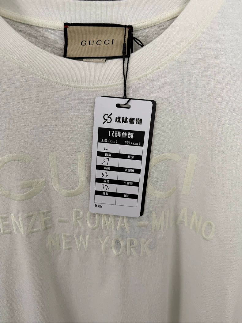 Gucci Gucci Logo embroidery short sleeves Size US L / EU 52-54 / 3 - 6 Thumbnail