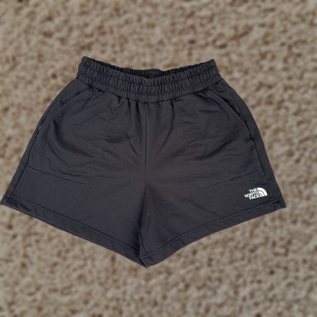 The North Face The North Face Shorts Women S Black Cotton French Terry Elastic Waist Pockets Mid Rise 5in Womens Size 28" / US 6 / IT 42 - 1 Thumbnail
