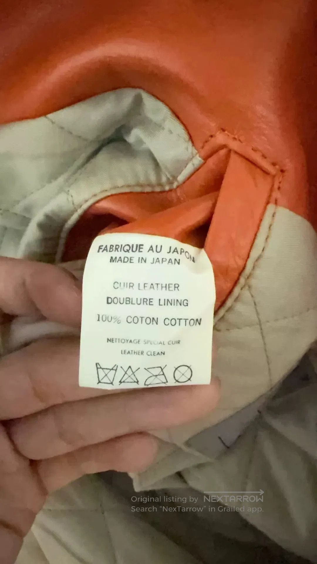 Yohji Yamamoto Yohji Yamamoto Orange Leather Jacket. Size US M / EU 48-50 / 2 - 6 Thumbnail