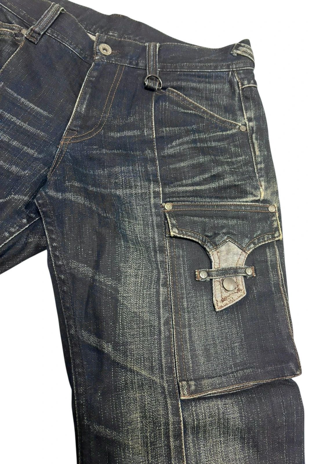 Nicole Club Nicole Club blue claw mark detailed multi pocket denim jeans Size US 29 - 4 Thumbnail