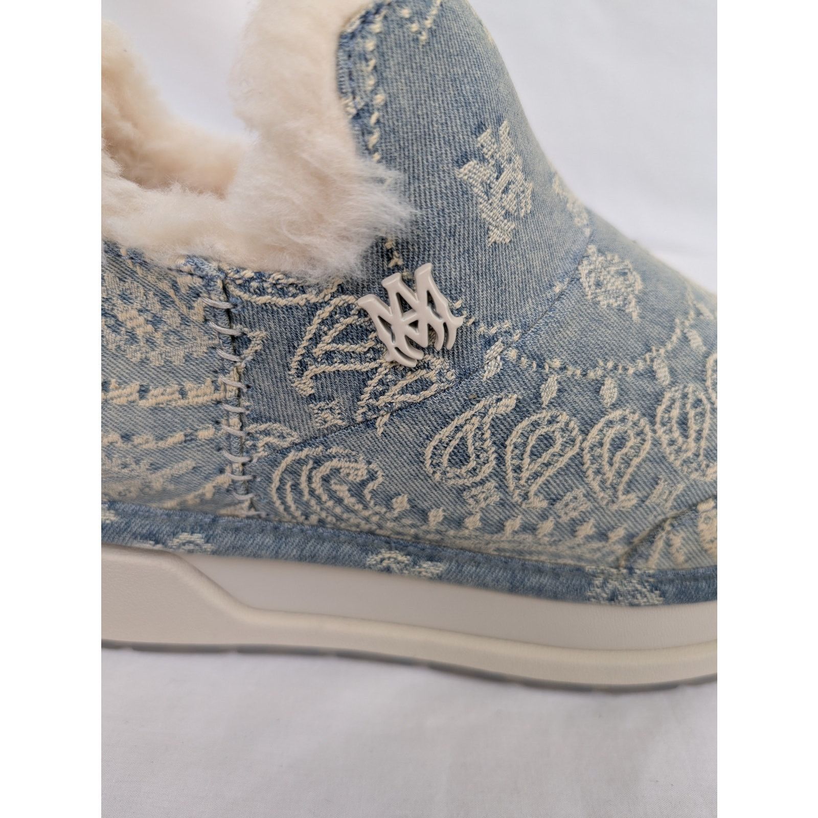 Amiri o1rshd1 Malibu Boot in Wash Indigo Size US 12 / EU 45 - 15 Thumbnail