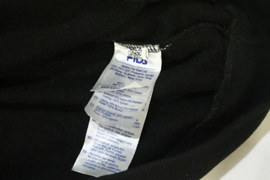 Fila Fila Embroidery Black Hoodie Size US XL / EU 56 / 4 - 5 Thumbnail