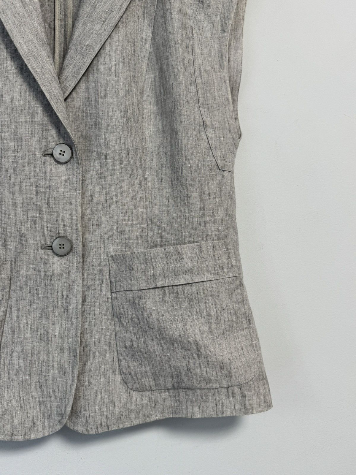 Max Mara 🔥Max Mara Vest Y2K Style Gray Women’s Size M / US 6-8 / IT 42-44 - 4 Thumbnail