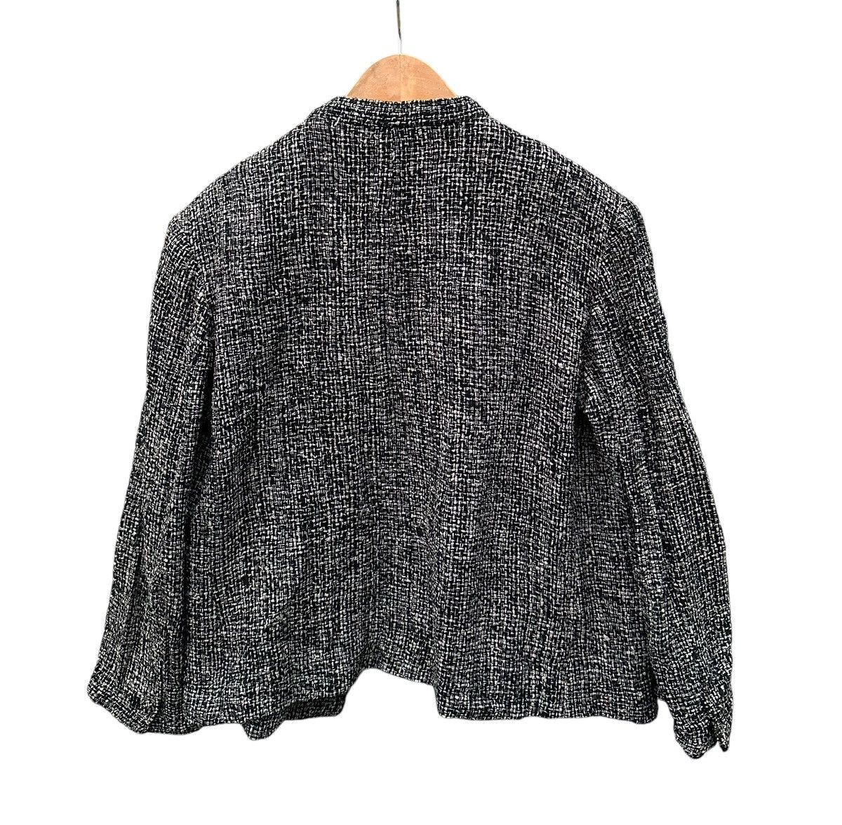 Yohji Yamamoto 🔥ARCHIVED🔥ss1997 Yohji Yamamoto signature silk tweed jacket Size S / US 4 / IT 40 - 10 Thumbnail