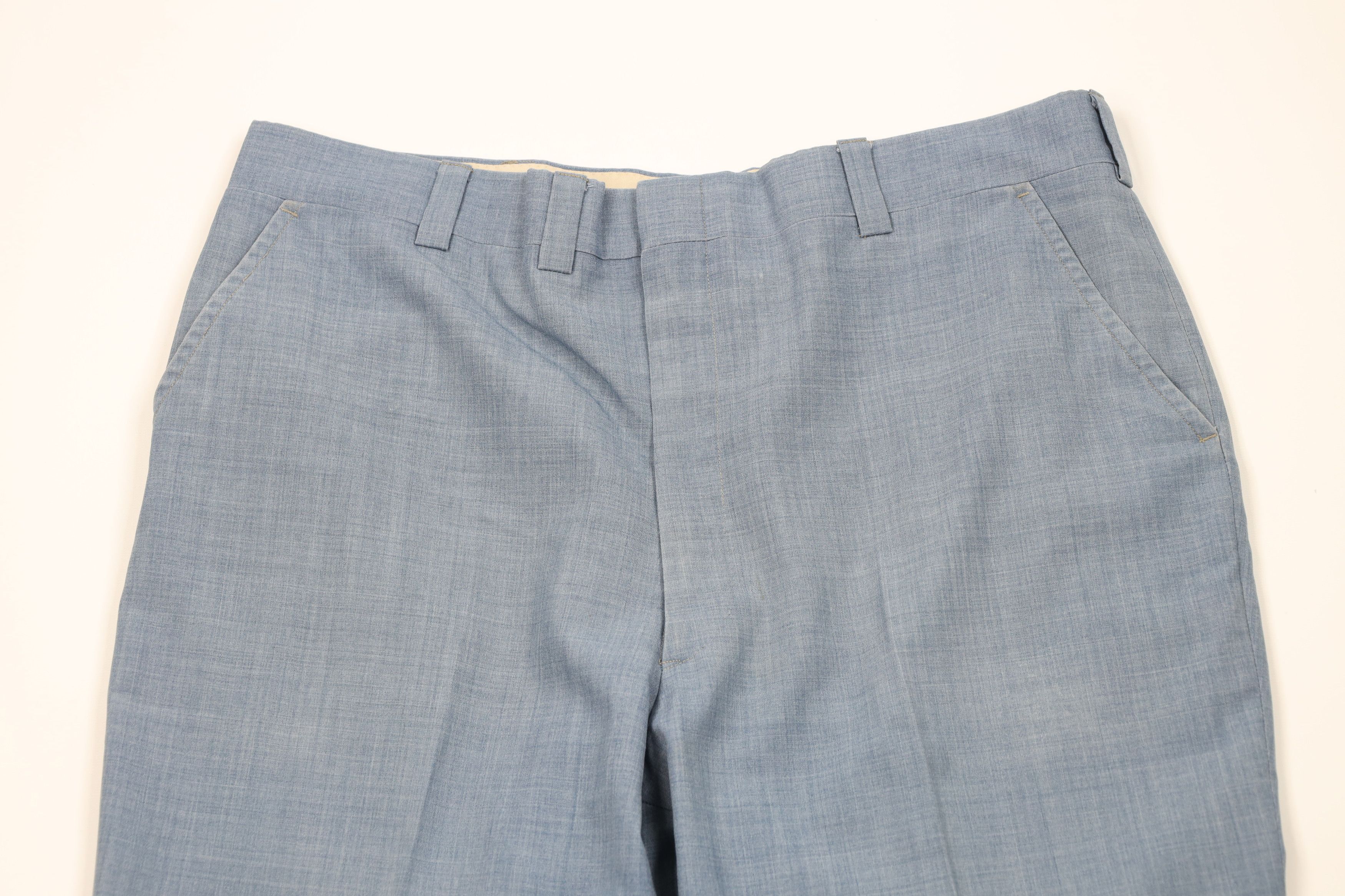 Vintage Vintage 60s Rockabilly Gabardine Bell Bottoms Pants USA Size US 36 / EU 52 - 2 Thumbnail