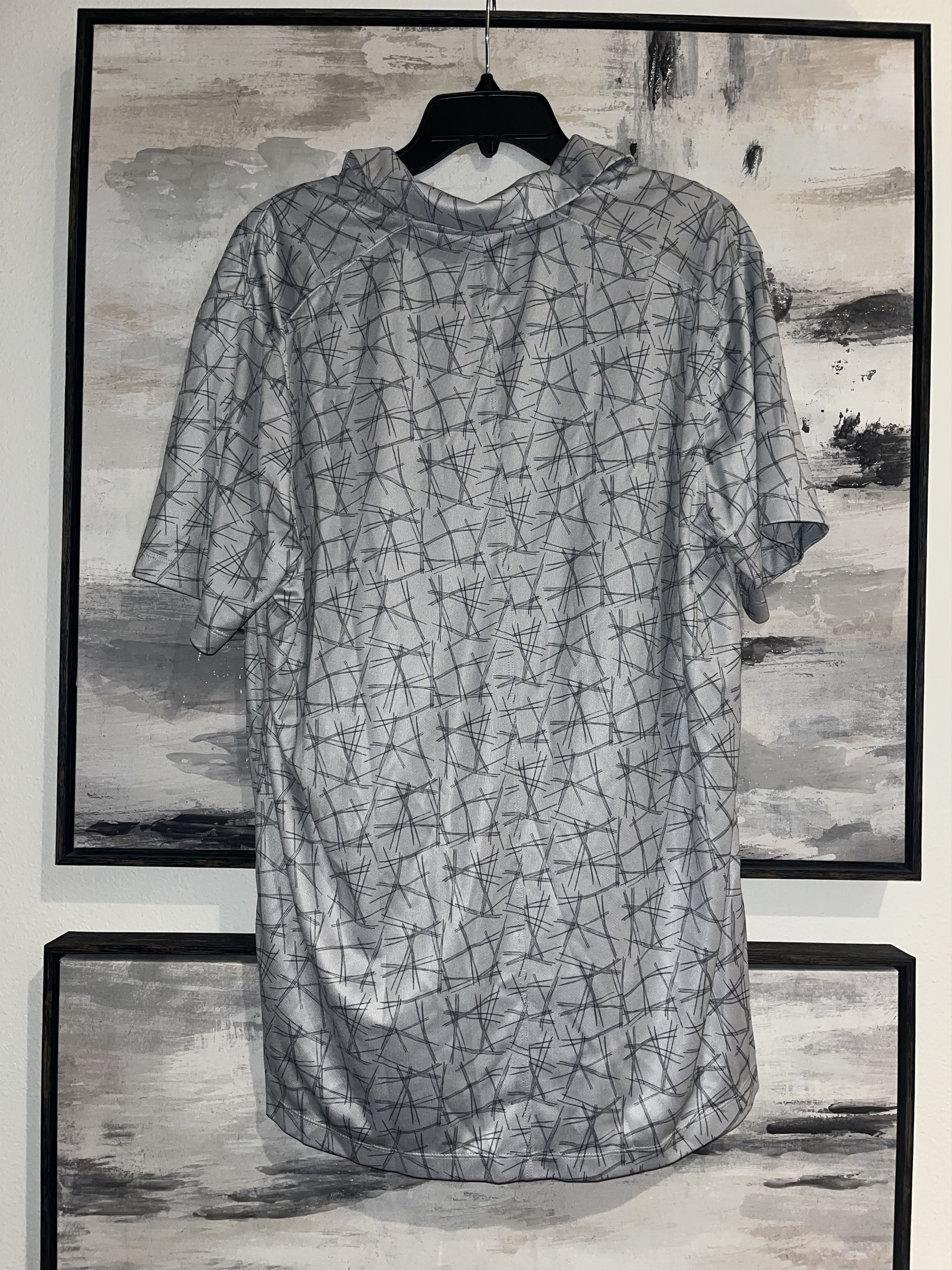 Nike Light Grey Polo Size US L / EU 52-54 / 3 - 2 Thumbnail