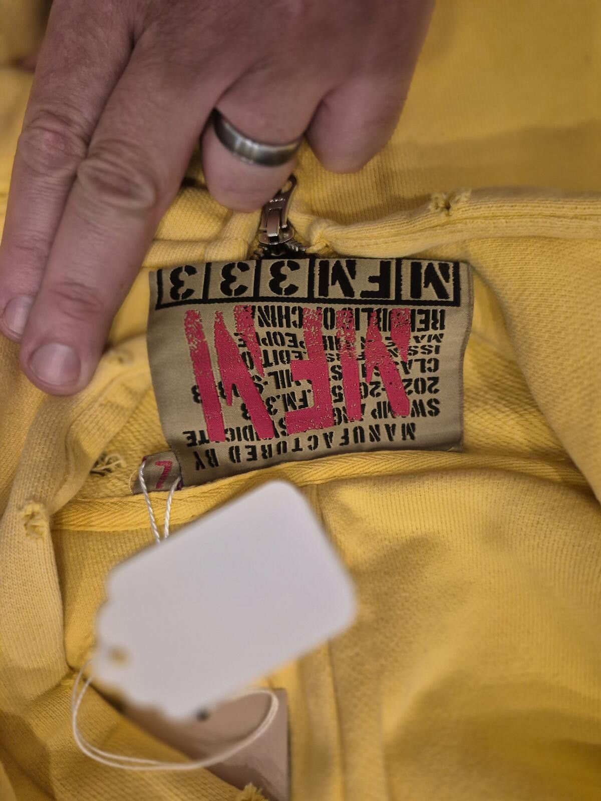 murd333r.fm Murder FM Special Ops Yellow Hoodie Size Large BNWT Size US L / EU 52-54 / 3 - 6 Thumbnail