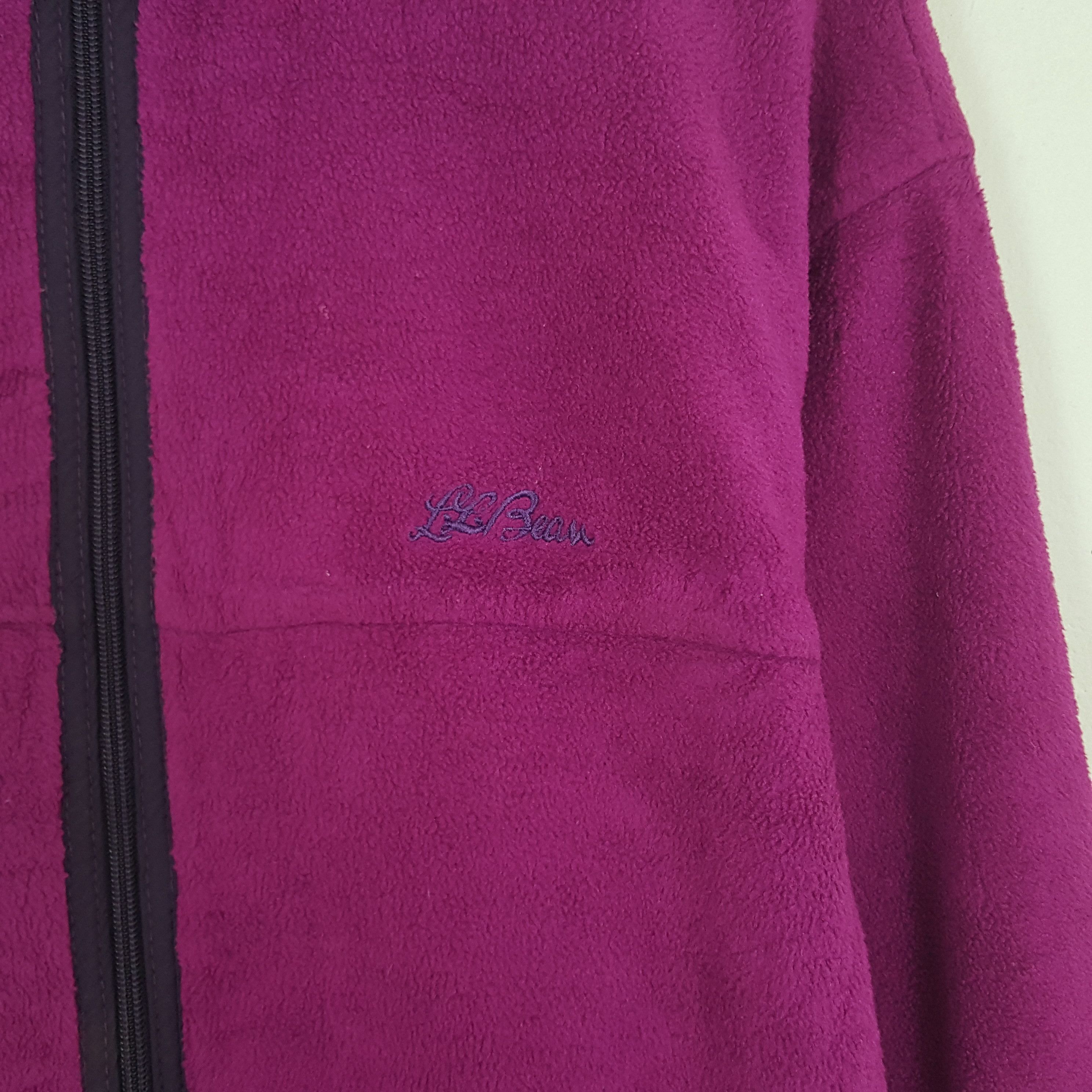 L.L. Bean × Vintage Vintage L.L Beans Fleece Zipper Jacket Size US M / EU 48-50 / 2 - 2 Thumbnail