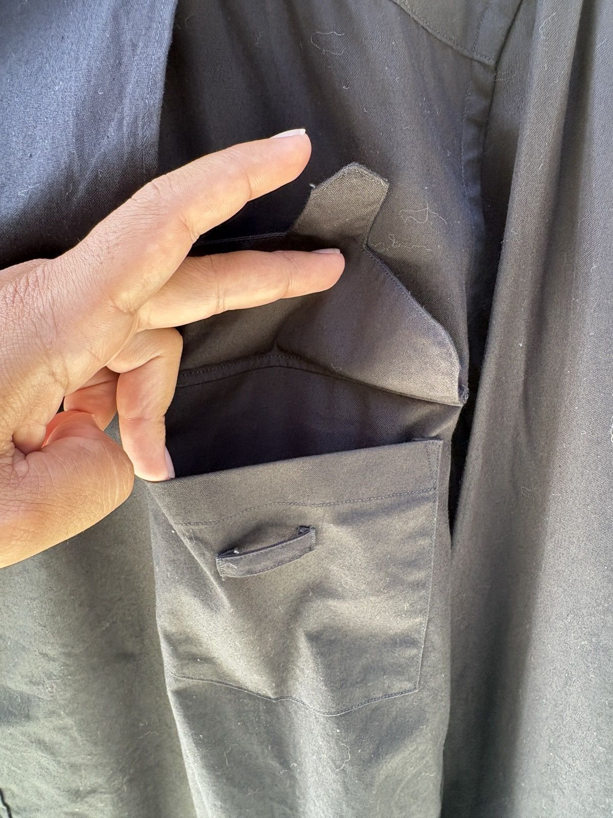 Yuji Yamada Yuji Yamada asymmetrical wrap collared shirt Size US L / EU 52-54 / 3 - 5 Thumbnail