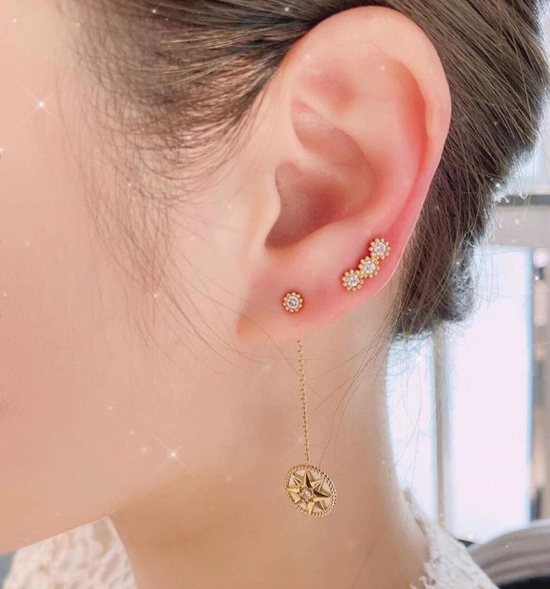 Dior DIOR MIMIROSE Diamond Stud Earrings-2506 Size ONE SIZE - 8 Thumbnail