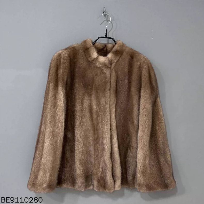 MaxMara Mink Fur Shawl Coat