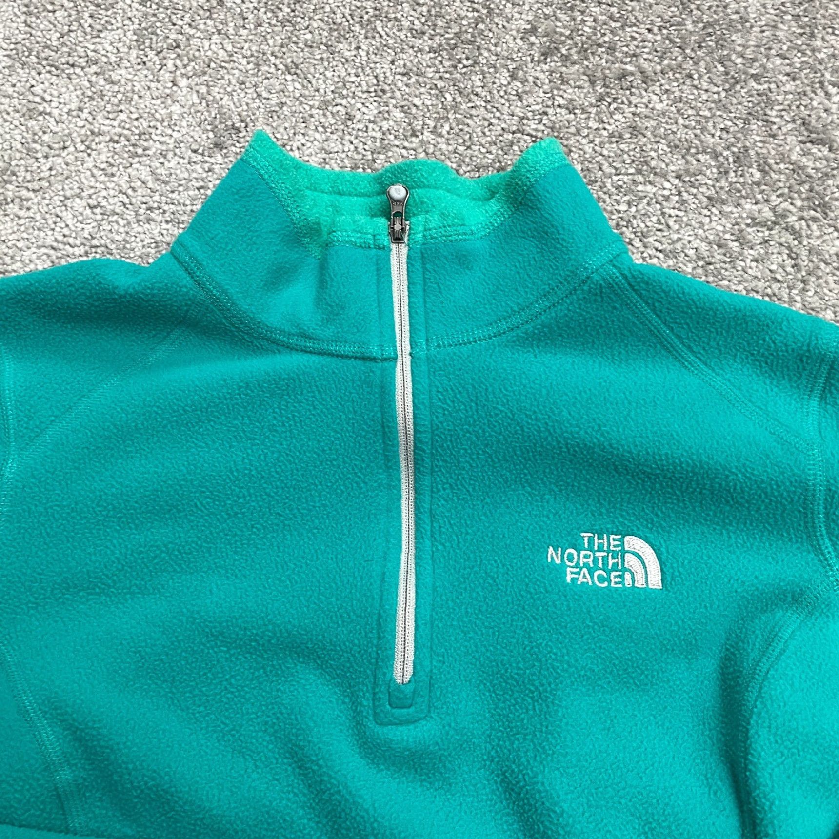 The North Face The North Face Glacier Fleece Jacket Women S Green 1/4 Zip Pullover Outdoor Size S / US 4 / IT 40 - 3 Thumbnail