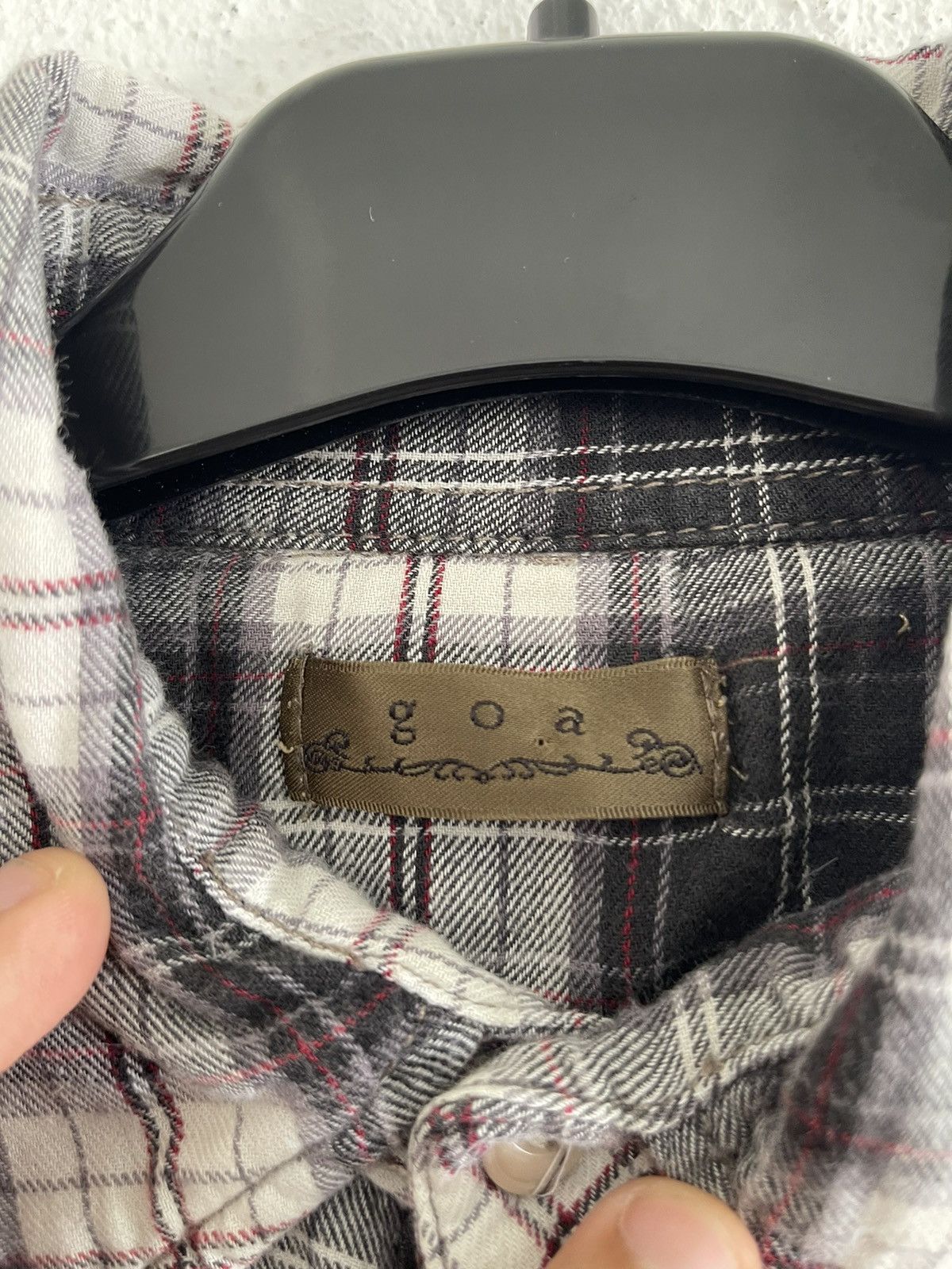 GOA GOA Plaid Check Western Flannel Button Shirt Size US M / EU 48-50 / 2 - 3 Thumbnail