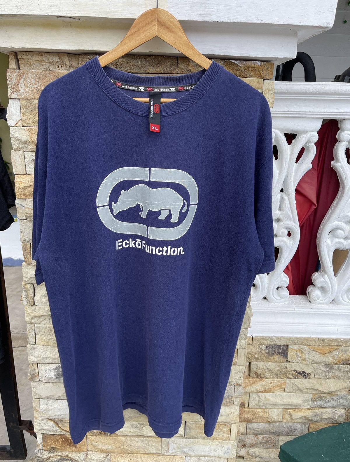 Ecko Unltd. Vintage’00s🔥ECKO🔥Function Big Logo Tshirt HipHop Size US XL / EU 56 / 4 - 1 Thumbnail